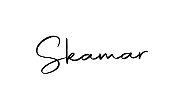 if you are searching for the best signature style for your name Skamar. so please give up your signature search. here we have designed multiple signature styles  using Autography-DOLnW. Skamar signature style 10 images and pictures png