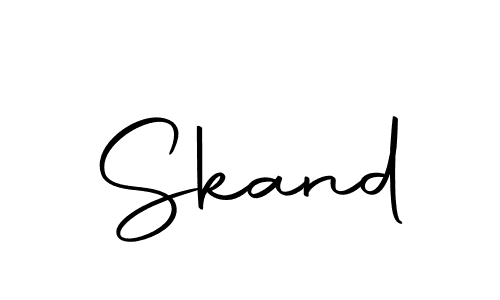 Similarly Autography-DOLnW is the best handwritten signature design. Signature creator online .You can use it as an online autograph creator for name Skand. Skand signature style 10 images and pictures png