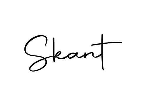 Also we have Skant name is the best signature style. Create professional handwritten signature collection using Autography-DOLnW autograph style. Skant signature style 10 images and pictures png