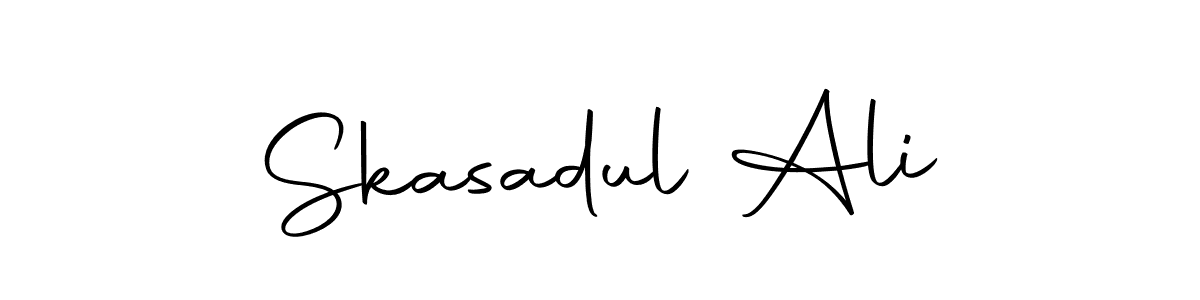 Make a beautiful signature design for name Skasadul Ali. Use this online signature maker to create a handwritten signature for free. Skasadul Ali signature style 10 images and pictures png