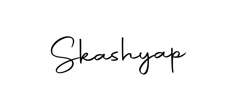 Skashyap stylish signature style. Best Handwritten Sign (Autography-DOLnW) for my name. Handwritten Signature Collection Ideas for my name Skashyap. Skashyap signature style 10 images and pictures png