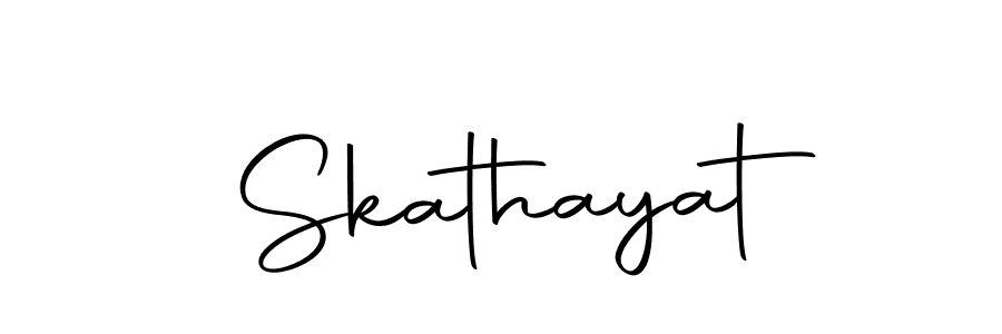 Design your own signature with our free online signature maker. With this signature software, you can create a handwritten (Autography-DOLnW) signature for name Skathayat. Skathayat signature style 10 images and pictures png