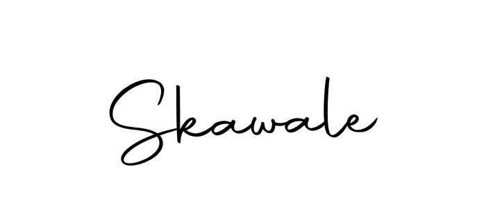 Design your own signature with our free online signature maker. With this signature software, you can create a handwritten (Autography-DOLnW) signature for name Skawale. Skawale signature style 10 images and pictures png