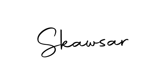 Make a beautiful signature design for name Skawsar. With this signature (Autography-DOLnW) style, you can create a handwritten signature for free. Skawsar signature style 10 images and pictures png