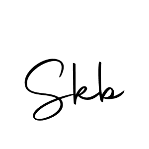 Make a beautiful signature design for name Skb. With this signature (Autography-DOLnW) style, you can create a handwritten signature for free. Skb signature style 10 images and pictures png