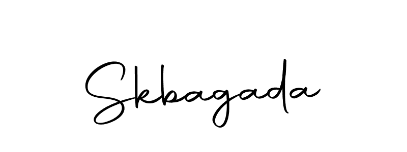 How to make Skbagada name signature. Use Autography-DOLnW style for creating short signs online. This is the latest handwritten sign. Skbagada signature style 10 images and pictures png