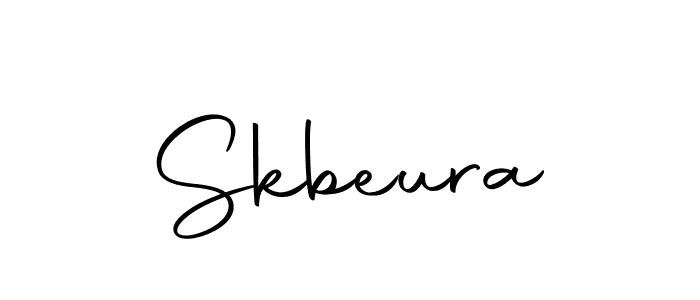 Use a signature maker to create a handwritten signature online. With this signature software, you can design (Autography-DOLnW) your own signature for name Skbeura. Skbeura signature style 10 images and pictures png