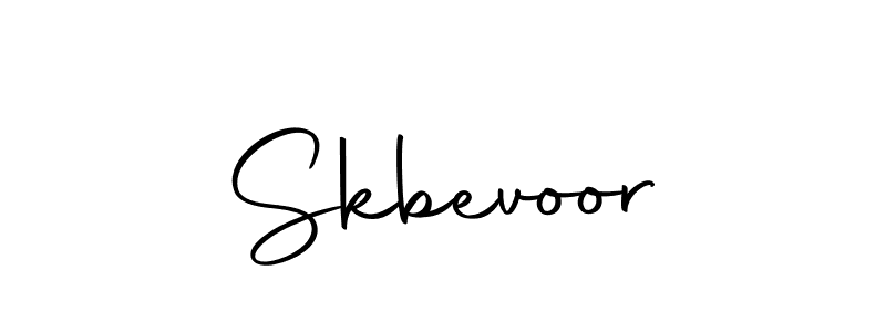 Use a signature maker to create a handwritten signature online. With this signature software, you can design (Autography-DOLnW) your own signature for name Skbevoor. Skbevoor signature style 10 images and pictures png