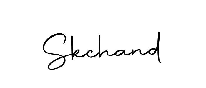Design your own signature with our free online signature maker. With this signature software, you can create a handwritten (Autography-DOLnW) signature for name Skchand. Skchand signature style 10 images and pictures png