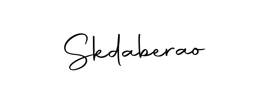 Make a beautiful signature design for name Skdaberao. With this signature (Autography-DOLnW) style, you can create a handwritten signature for free. Skdaberao signature style 10 images and pictures png