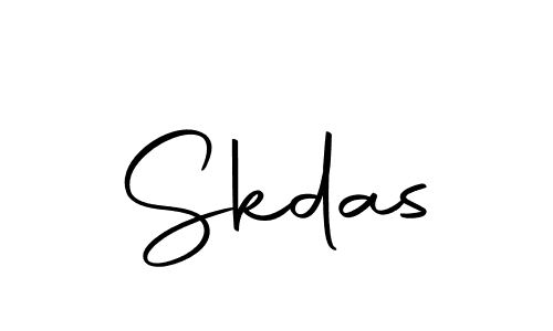 Use a signature maker to create a handwritten signature online. With this signature software, you can design (Autography-DOLnW) your own signature for name Skdas. Skdas signature style 10 images and pictures png