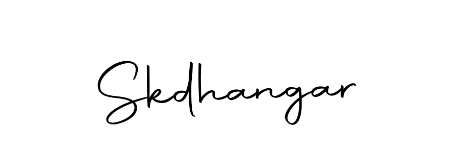 Similarly Autography-DOLnW is the best handwritten signature design. Signature creator online .You can use it as an online autograph creator for name Skdhangar. Skdhangar signature style 10 images and pictures png