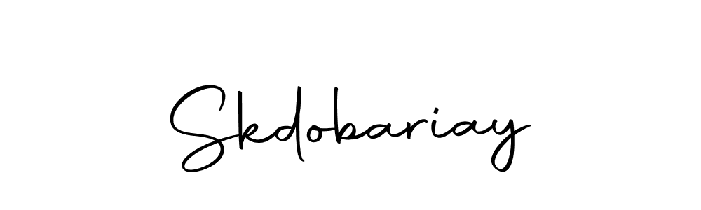 Design your own signature with our free online signature maker. With this signature software, you can create a handwritten (Autography-DOLnW) signature for name Skdobariay. Skdobariay signature style 10 images and pictures png