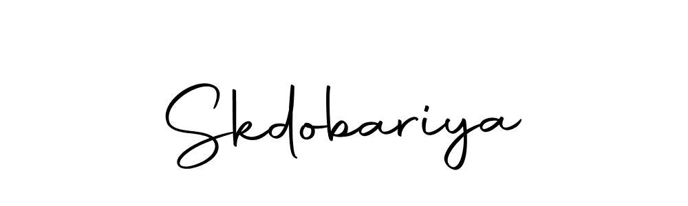 Create a beautiful signature design for name Skdobariya. With this signature (Autography-DOLnW) fonts, you can make a handwritten signature for free. Skdobariya signature style 10 images and pictures png