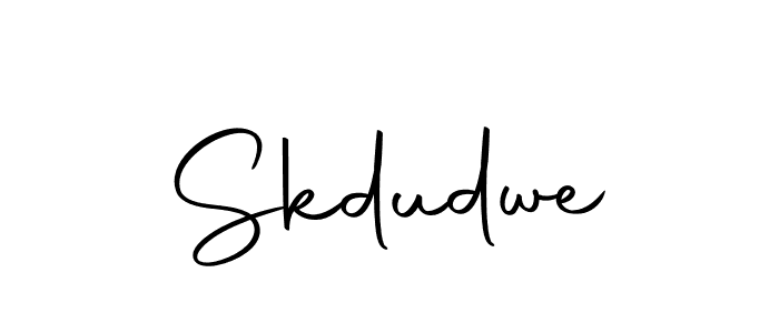 How to make Skdudwe signature? Autography-DOLnW is a professional autograph style. Create handwritten signature for Skdudwe name. Skdudwe signature style 10 images and pictures png
