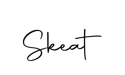 Create a beautiful signature design for name Skeat. With this signature (Autography-DOLnW) fonts, you can make a handwritten signature for free. Skeat signature style 10 images and pictures png