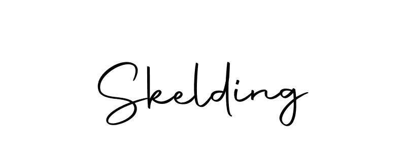 if you are searching for the best signature style for your name Skelding. so please give up your signature search. here we have designed multiple signature styles  using Autography-DOLnW. Skelding signature style 10 images and pictures png