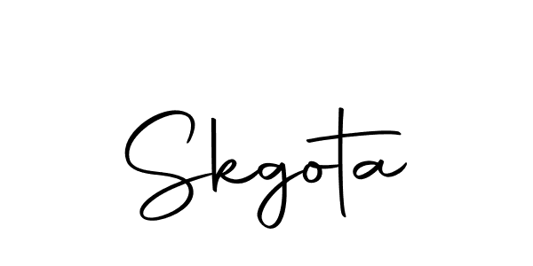 You should practise on your own different ways (Autography-DOLnW) to write your name (Skgota) in signature. don't let someone else do it for you. Skgota signature style 10 images and pictures png