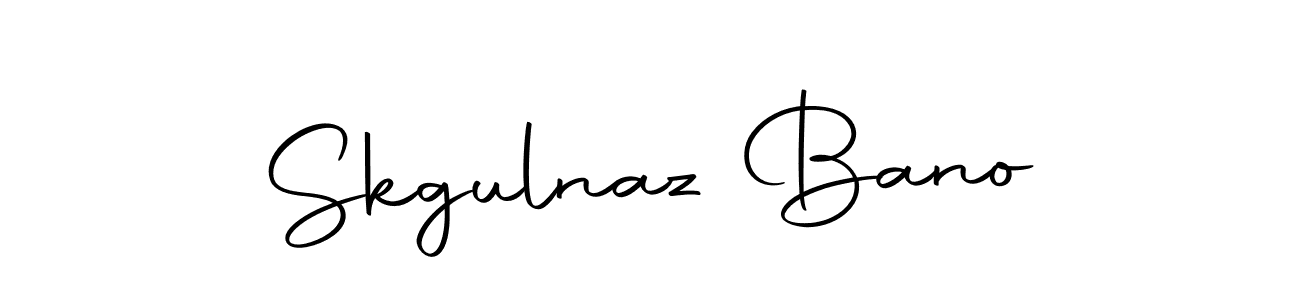 It looks lik you need a new signature style for name Skgulnaz Bano. Design unique handwritten (Autography-DOLnW) signature with our free signature maker in just a few clicks. Skgulnaz Bano signature style 10 images and pictures png