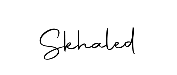 How to make Skhaled name signature. Use Autography-DOLnW style for creating short signs online. This is the latest handwritten sign. Skhaled signature style 10 images and pictures png