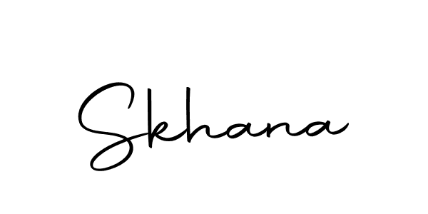 Create a beautiful signature design for name Skhana. With this signature (Autography-DOLnW) fonts, you can make a handwritten signature for free. Skhana signature style 10 images and pictures png