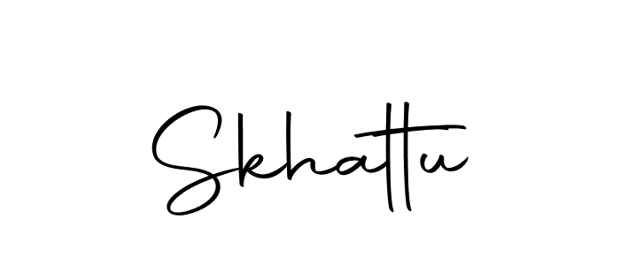 Make a beautiful signature design for name Skhattu. Use this online signature maker to create a handwritten signature for free. Skhattu signature style 10 images and pictures png