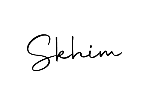 Similarly Autography-DOLnW is the best handwritten signature design. Signature creator online .You can use it as an online autograph creator for name Skhim. Skhim signature style 10 images and pictures png