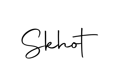 You should practise on your own different ways (Autography-DOLnW) to write your name (Skhot) in signature. don't let someone else do it for you. Skhot signature style 10 images and pictures png