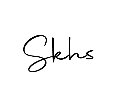 Make a beautiful signature design for name Skhs. With this signature (Autography-DOLnW) style, you can create a handwritten signature for free. Skhs signature style 10 images and pictures png