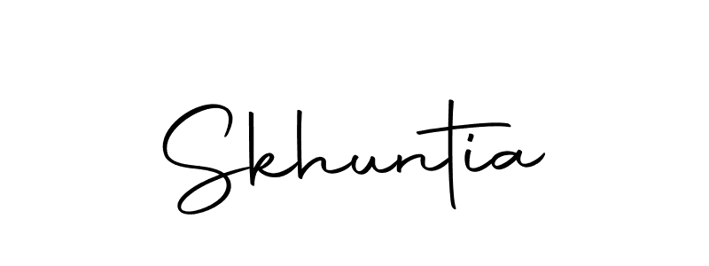 Once you've used our free online signature maker to create your best signature Autography-DOLnW style, it's time to enjoy all of the benefits that Skhuntia name signing documents. Skhuntia signature style 10 images and pictures png