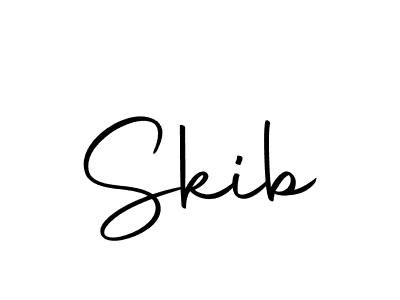 Also we have Skib name is the best signature style. Create professional handwritten signature collection using Autography-DOLnW autograph style. Skib signature style 10 images and pictures png
