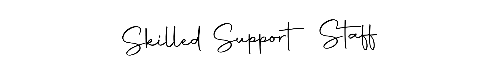 Make a beautiful signature design for name Skilled Support Staff. Use this online signature maker to create a handwritten signature for free. Skilled Support Staff signature style 10 images and pictures png