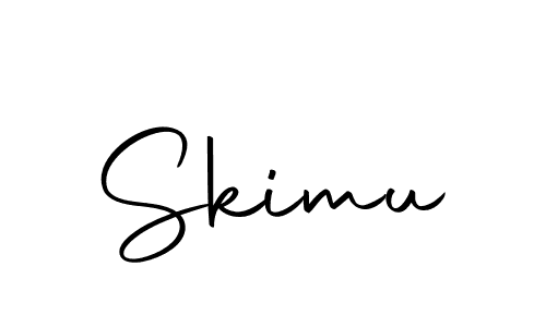 How to make Skimu signature? Autography-DOLnW is a professional autograph style. Create handwritten signature for Skimu name. Skimu signature style 10 images and pictures png