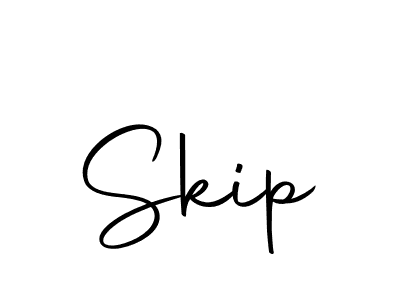 if you are searching for the best signature style for your name Skip. so please give up your signature search. here we have designed multiple signature styles  using Autography-DOLnW. Skip signature style 10 images and pictures png