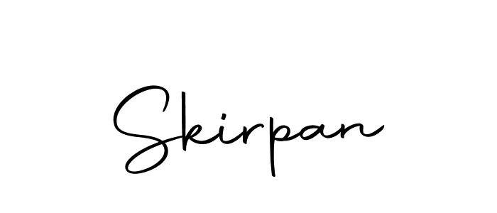 Also we have Skirpan name is the best signature style. Create professional handwritten signature collection using Autography-DOLnW autograph style. Skirpan signature style 10 images and pictures png