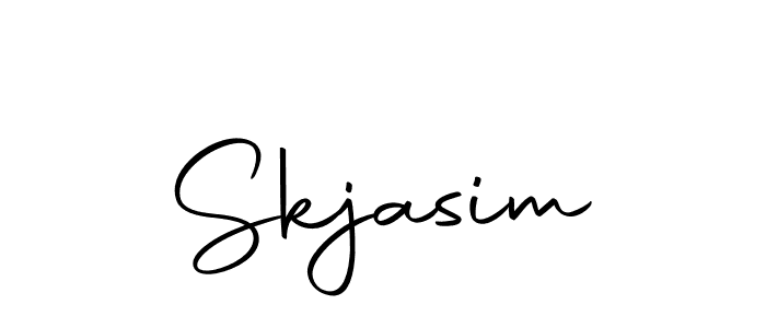 How to make Skjasim name signature. Use Autography-DOLnW style for creating short signs online. This is the latest handwritten sign. Skjasim signature style 10 images and pictures png
