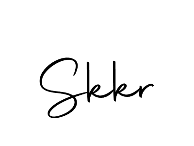 Use a signature maker to create a handwritten signature online. With this signature software, you can design (Autography-DOLnW) your own signature for name Skkr. Skkr signature style 10 images and pictures png