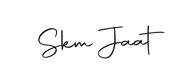 Here are the top 10 professional signature styles for the name Skm Jaat. These are the best autograph styles you can use for your name. Skm Jaat signature style 10 images and pictures png