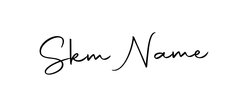 How to make Skm Name signature? Autography-DOLnW is a professional autograph style. Create handwritten signature for Skm Name name. Skm Name signature style 10 images and pictures png