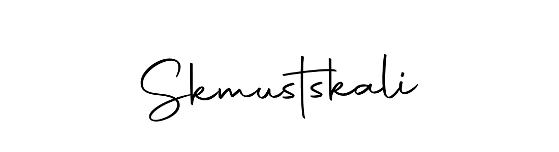 Design your own signature with our free online signature maker. With this signature software, you can create a handwritten (Autography-DOLnW) signature for name Skmustskali. Skmustskali signature style 10 images and pictures png