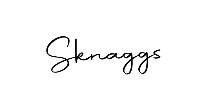 Create a beautiful signature design for name Sknaggs. With this signature (Autography-DOLnW) fonts, you can make a handwritten signature for free. Sknaggs signature style 10 images and pictures png