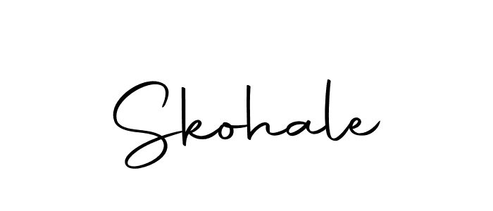 Use a signature maker to create a handwritten signature online. With this signature software, you can design (Autography-DOLnW) your own signature for name Skohale. Skohale signature style 10 images and pictures png