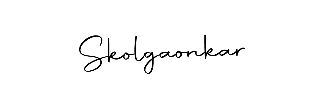 Here are the top 10 professional signature styles for the name Skolgaonkar. These are the best autograph styles you can use for your name. Skolgaonkar signature style 10 images and pictures png