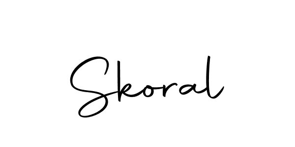 if you are searching for the best signature style for your name Skoral. so please give up your signature search. here we have designed multiple signature styles  using Autography-DOLnW. Skoral signature style 10 images and pictures png
