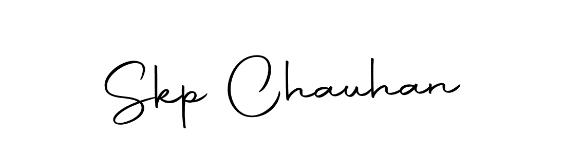 Make a beautiful signature design for name Skp Chauhan. Use this online signature maker to create a handwritten signature for free. Skp Chauhan signature style 10 images and pictures png