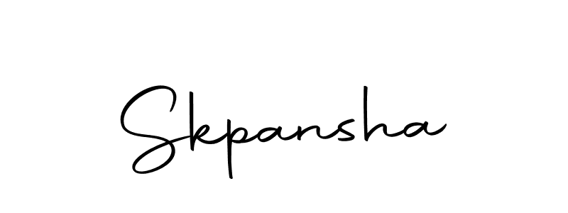 Also we have Skpansha name is the best signature style. Create professional handwritten signature collection using Autography-DOLnW autograph style. Skpansha signature style 10 images and pictures png