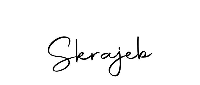 Create a beautiful signature design for name Skrajeb. With this signature (Autography-DOLnW) fonts, you can make a handwritten signature for free. Skrajeb signature style 10 images and pictures png