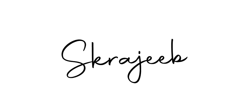 Make a beautiful signature design for name Skrajeeb. Use this online signature maker to create a handwritten signature for free. Skrajeeb signature style 10 images and pictures png