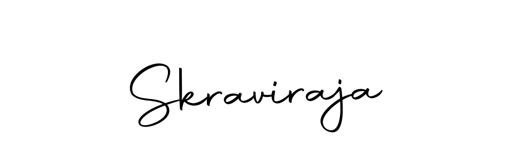 Design your own signature with our free online signature maker. With this signature software, you can create a handwritten (Autography-DOLnW) signature for name Skraviraja. Skraviraja signature style 10 images and pictures png