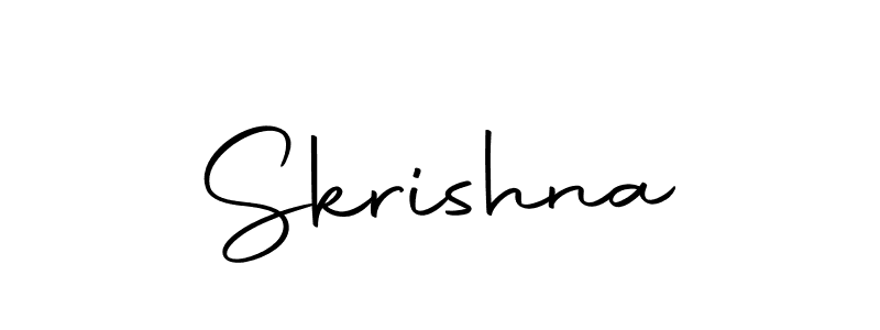 How to make Skrishna signature? Autography-DOLnW is a professional autograph style. Create handwritten signature for Skrishna name. Skrishna signature style 10 images and pictures png